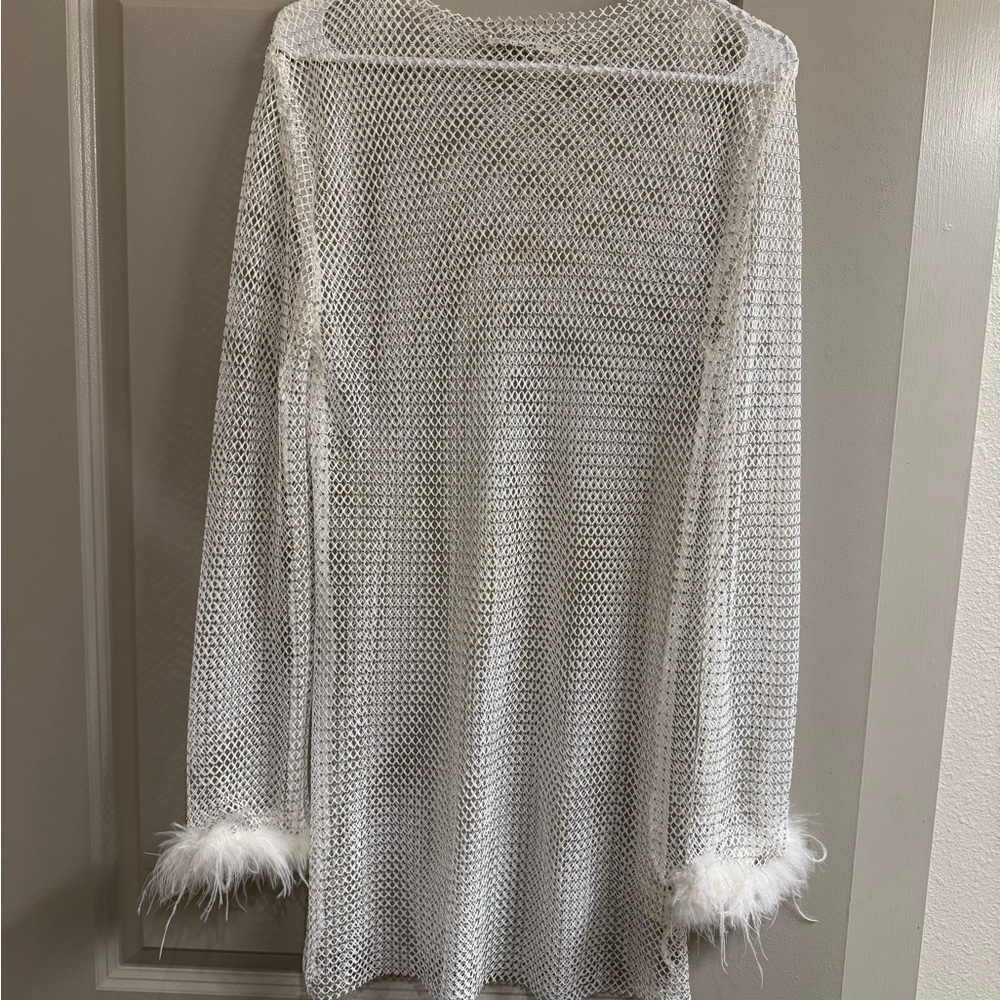 12th Tribe Martini White Rhinestone Dress